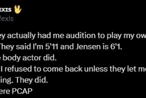 Deus Ex主角Adam Jensen的标志性配音演员也想进行动作捕获，但由于太短而被拒绝：“显然，将我伸展几英寸是很多工作