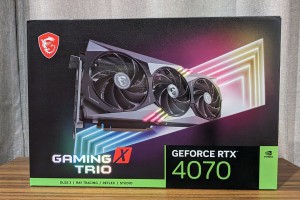 MSI GEFORCE RTX 4070游戏X三重奏